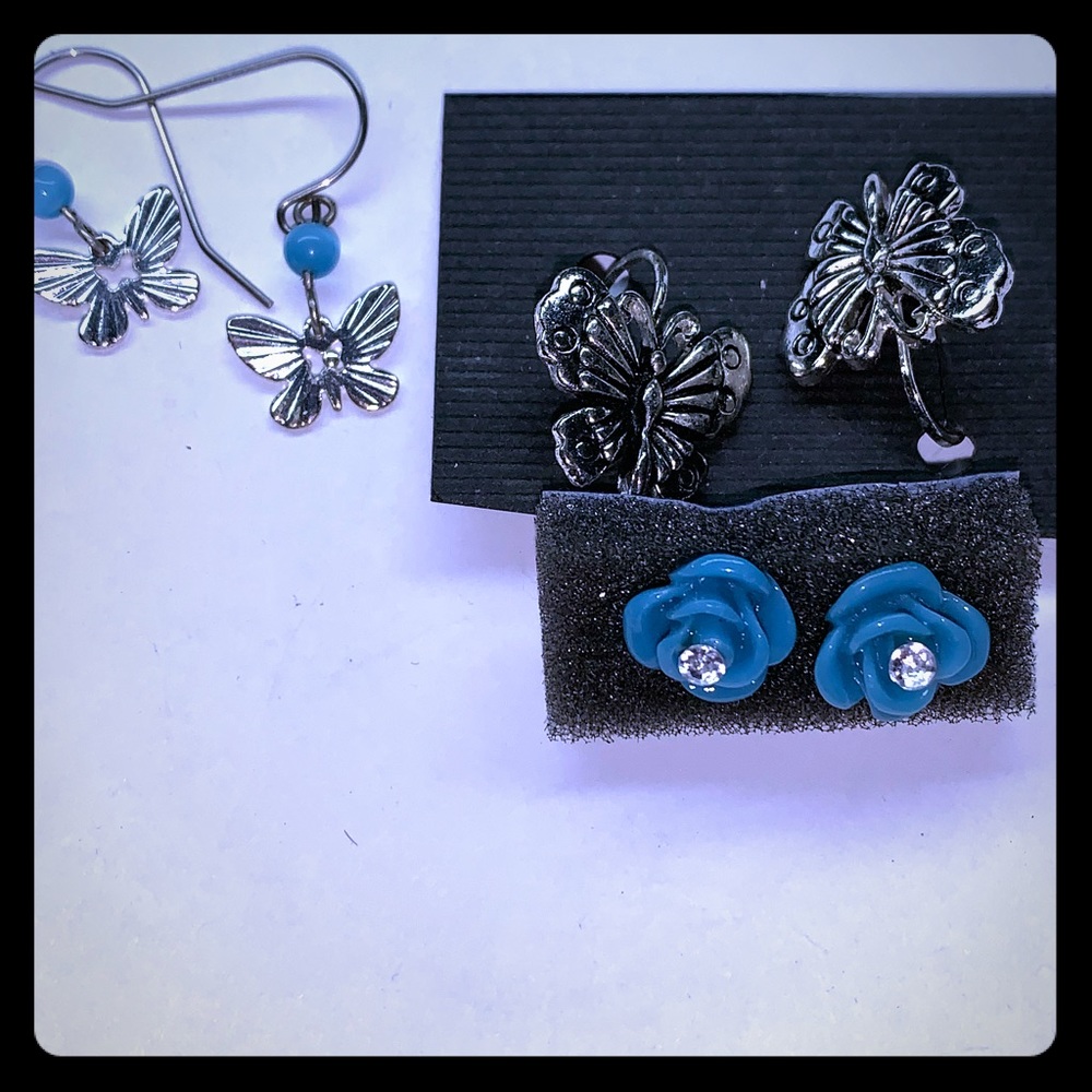 Sterling Silver and Turquoise Earrings